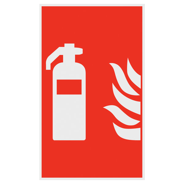 Schild Feuerlöscher 150x250