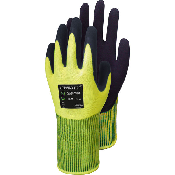 Handschuhe Leibwächter-Comfort Gr. 09 Latex, 2-Fach getaucht
