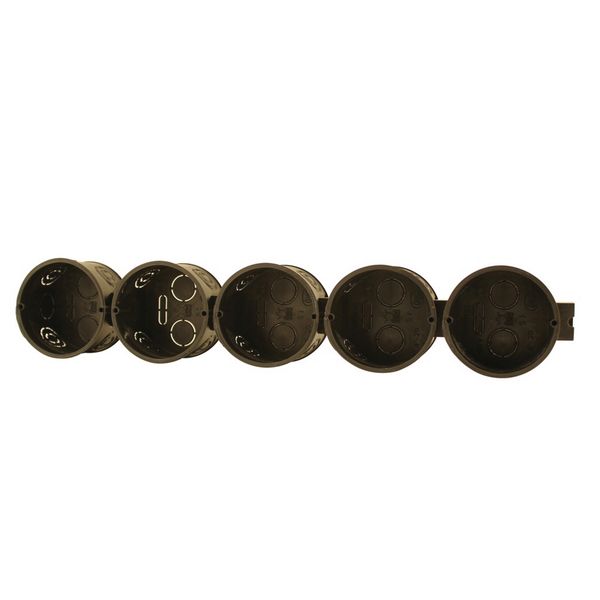 Schalterdose UP 40mm schwarz 25 St-