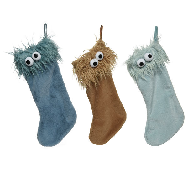 Strumpf 3fbs. bunt L2-W25-H40cm Polyester