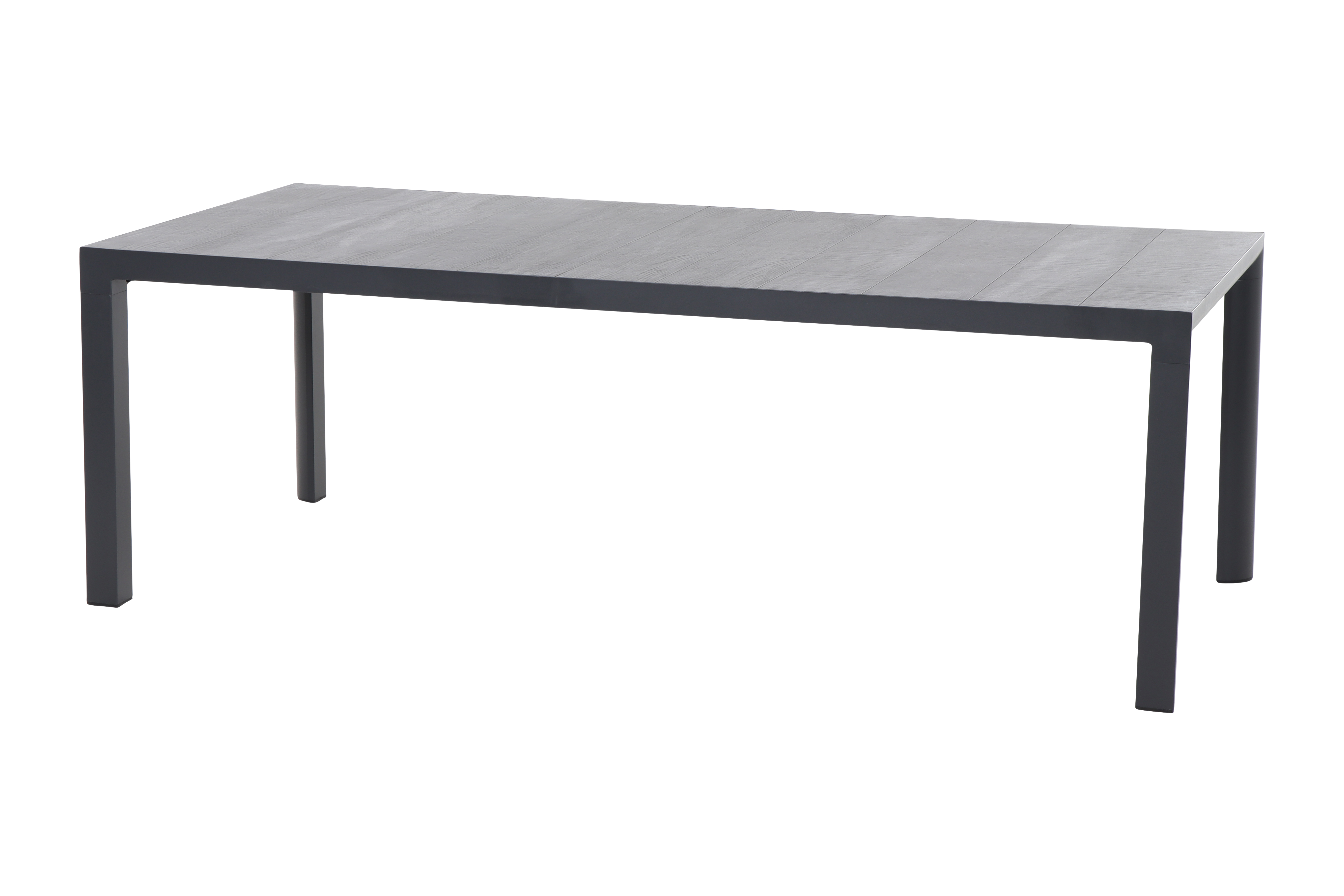 Siena Garden Tisch Ancona 220x100, Anthrazit/Grau
