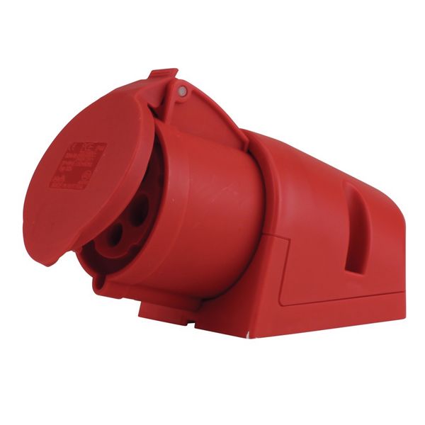 CEE-Wandsteckdose 32A Rot lose