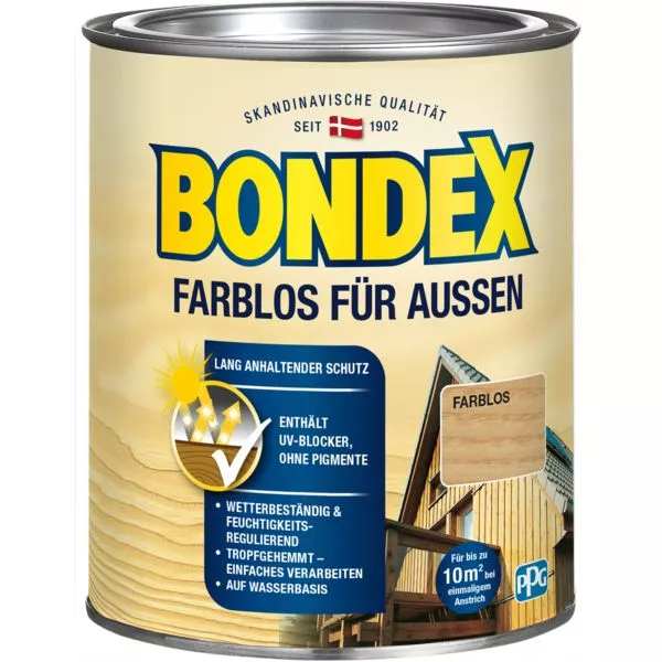 Bondex farblos für Außen farblos 0,75L