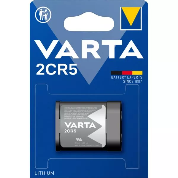 Batterie Elec. 2CR5 3V Lithium 1er Varta im Blister