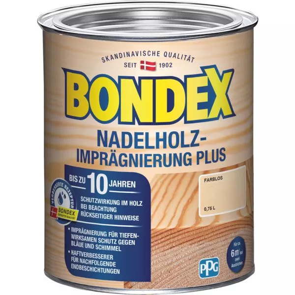 Bondex Nadelholz-Impräg Plus farbl 0,75L farblos