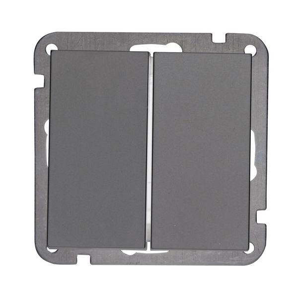 Serienschalter Melbourne Serie703 silber