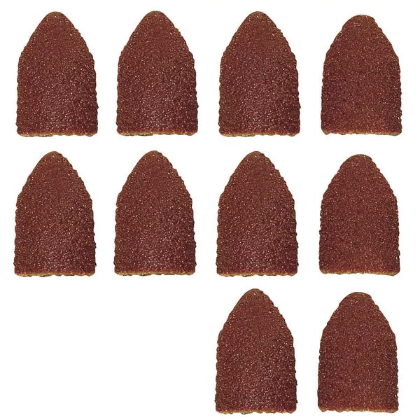 Ersatzschleifkappen (je 5St. K80 u.K150)