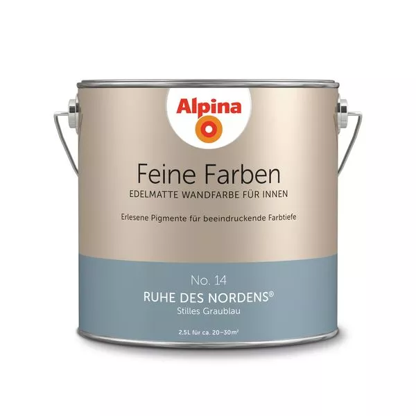 Wandfarbe Ruhe des Nordens 2,5L Feine Farben