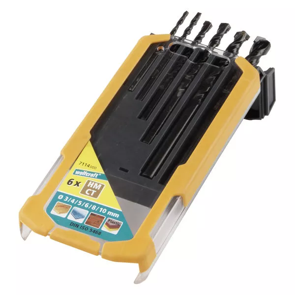 Universalbohrer sort. Ø 3-10 mm 6-tlg.