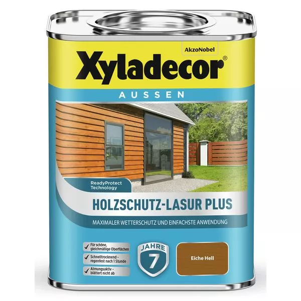 Holzschutzlasur Plus eiche hell 0,75l Xyladecor wv PLUS