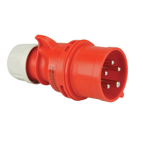 CEE-Stecker mit Phasenwender 16a  rot  lose