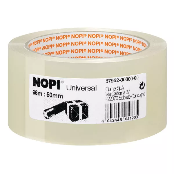 Packband Nopi Universal transp. 66m 50mm