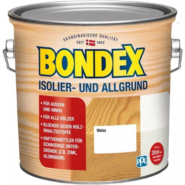 Bondex Isolier- & Allgrund weiß 2,5L